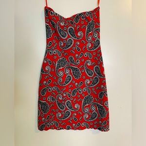 Urban Outfitters Paisley Tube Dress